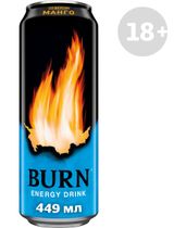 Изображение товара Напиток энергетический Burn Манго, 449 мл