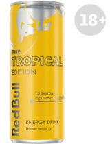 Изображение товара Энергетический напиток Red Bull Tropical Edition газированный безалкогольный, 0,25 л