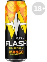 Изображение товара Энергетический напиток Flash Up со вкусом манго и ананаса, 450 мл