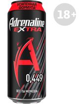 Изображение товара Энергетический напиток Adrenaline Rush Extra, 449 мл