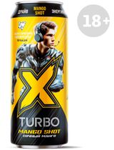 Изображение товара Энергетический напиток X-Turbo Party со вкусом манго, 450 мл