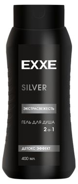 Изображение товара Гель для душа мужской Exxe Men Silver Экстра свежесть, 400 мл
