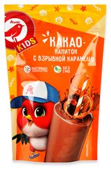 Изображение товара Какао-напиток АШАН Красная птица Kids с взрывной карамелью, 200 г