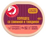 Изображение товара Холодец АШАН Красная птица из свинины и говядины, 400 г