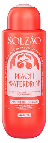 Изображение товара Шампунь для сухих и тусклых волос Solzao увлажнение и блеск, 400 мл