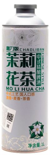 Изображение товара Напиток пивной Chaoliban с ароматом жасминового чая Китай 4,8%, 1 л