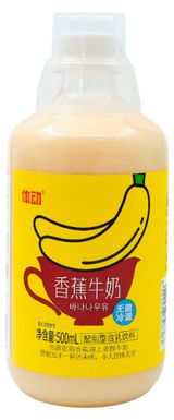 Изображение товара Напиток молочный Woerwang со вкусом банана Китай, 500 мл