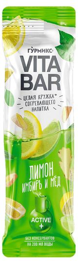 Изображение товара Основа для приготовления напитка «Гурмикс » Vitabar лимон имбирь мед, 25 мл