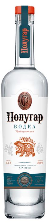Изображение товара Водка «Полугар» Россия, 0,5 л