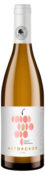 Изображение товара Вино «Авторское» Rose розовое сухое Россия, 0,75 л