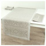 Изображение товара Комплект столового белья Pole Kvetak Венеция жаккардовый полульняной на 4 персоны Беларусь