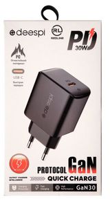 Изображение товара Сетевое зарядное устройство Red Line GC-03 USB-C PD30W черное