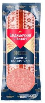 Изображение товара Колбаса полукопченая «Владимирский стандарт» Салями по-фински, 350 г