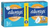 Изображение товара Прокладки гигиенические Always Ultra Light ультратонкие размер 1, 20 шт