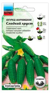 Изображение товара Семена «АгроСидсТрейд» Огурец Сладкий Хруст