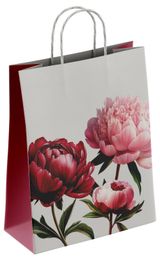 Изображение товара Пакет подарочный бумажный «ПЗБМ» Пион, 45х35х15 см