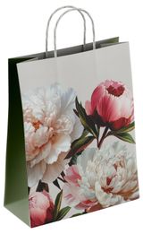 Изображение товара Пакет подарочный бумажный «ПЗБМ» Пион, 45х35х15 см