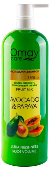 Изображение товара Шампунь для волос OMAY Авокадо-Папайя, 1500 мл