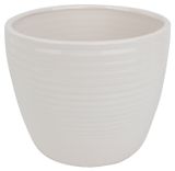 Изображение товара Кашпо керамическое Garden Show белое, 18,1 см