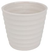 Изображение товара Кашпо керамическое Garden Show белое, 13,3 см