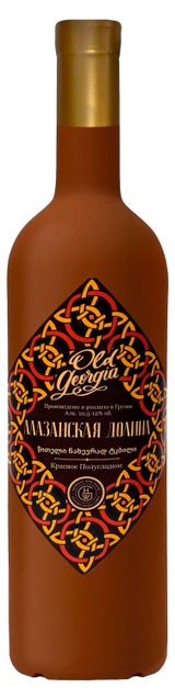 Изображение товара Вино Old Georgia Алазанская долина красное полусладкое Грузия, 0,75 л