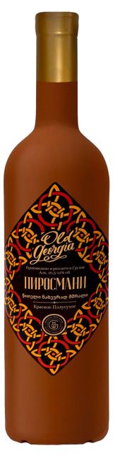 Изображение товара Вино Old Georgia Пиросмани красное полусухое Грузия, 0,75 л