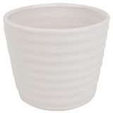 Изображение товара Кашпо керамическое Garden Show белое, 11,8 см