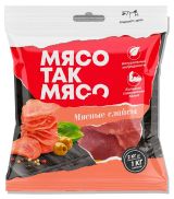 Изображение товара Мясные снеки Мясные слайсы сыровяленые «Мясо так мясо» Классические из свинины, 50 г