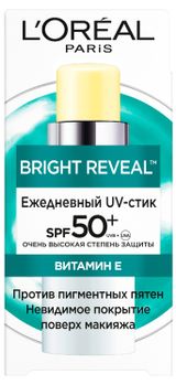 Изображение товара Стик для лица солнцезащитный L'Oreal Paris Bright Reveal SPF50+, 9 мл