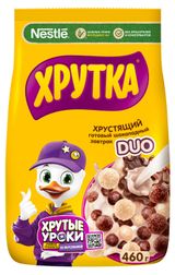 Изображение товара Готовый завтрак «ХРУТКА» DUO шоколадный обогащенный кальцием, 460 г