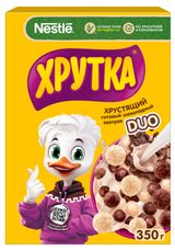Изображение товара Готовый завтрак «ХРУТКА» DUO шоколадный обогащенный кальцием, 350 г