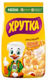 Изображение товара Готовый завтрак «ХРУТКА» Мультизлаковые медовые шарики обогащенные кальцием, 230 г