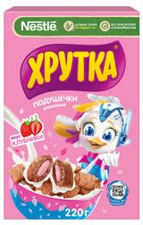 Изображение товара Готовый завтрак «ХРУТКА» Подушечки со вкусом клубники, 220 г