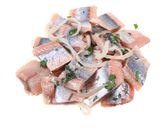 Изображение товара Закуска из маринованной сельди «Рыбный цех» с зеленью, ~ 200 г