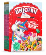 Изображение товара Готовый завтрак Unicorn Радужные колечки, 195 г
