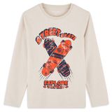 Изображение товара Футболка для мальчика InExtenso с длинным рукавом белая, р 3-14