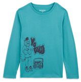 Изображение товара Футболка для мальчика InExtenso Yo dude с длинным рукавом голубая, р 3-14