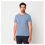 Изображение товара Футболка мужская InExtenso в полоску синяя, р. S-XXL