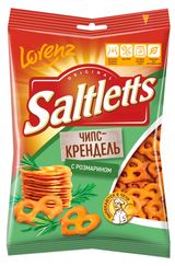 Изображение товара Крендели Saltletts Чипс-крендель с розмарином, 70 г