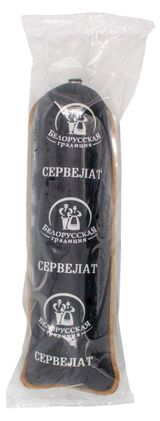 Изображение товара Колбаса варено-копченая «Белорусская традиция» Сервелат Славянский Беларусь, ~ 1,3 кг