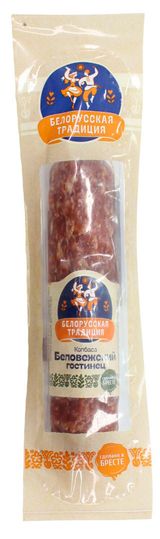 Изображение товара Колбаса сырокопченая «Белорусская традиция» Беловежский гостинец Беларусь, ~ 275 г