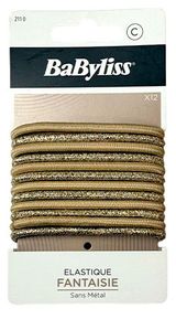 Изображение товара Резинки для волос BaByliss коричневые, 12 шт