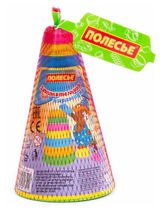 Изображение товара Пирамидка «Полесье» Занимательная 10 элементов, 17,5 см