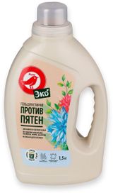 Изображение товара Гель для стирки АШАН Красная птица Эко Против пятен для белого белья, 1,5 кг