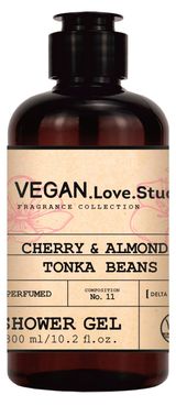 Изображение товара Гель для душа Vegan Love Studio Вишня миндаль бобы тонка, 300 мл