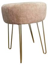 Изображение товара Пуф на ножках бежевый, 35х35х44 см