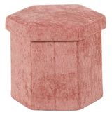 Изображение товара Пуф Actuel с ящиком для хранения розовый, 35x31x35 см