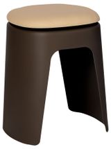 Изображение товара Табурет Actuel с мягким сидением коричневый