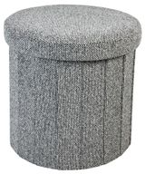 Изображение товара Пуф Actuel с ящиком для хранения синий, 39х39х38 см