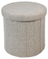 Изображение товара Пуф Actuel с ящиком для хранения бежевый, 39х39х38 см